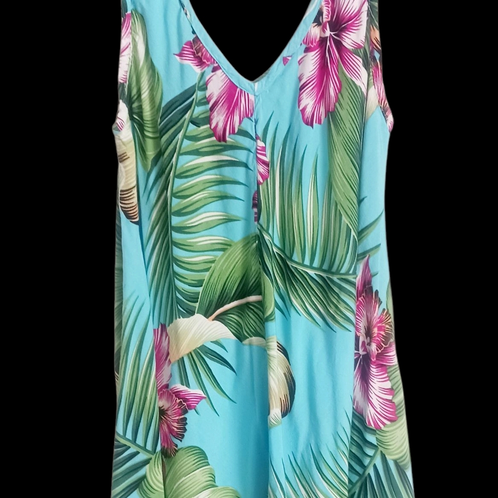 Oceania Vibrant Tropical Dress